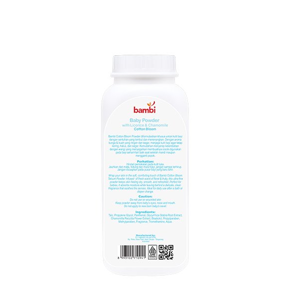 Bambi Baby Powder Cotton Bloom (100gr)